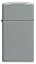 Зажигалка ZIPPO Slim® с покрытием Flat Grey, латунь/сталь, серая, глянцевая, 29x10x60 мм small_img_2