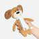 Мягкая игрушка Beastie Toys, собачка с белым шарфом small_img_4
