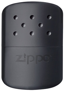 Каталитическая грелка ZIPPO, алюминий с покрытием Black, чёрная, матовая, на 12 ч, 66x13x99 мм