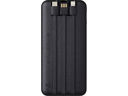 Внешний беспроводной аккумулятор c QC/PD Арти, 10000 mAh, черный