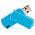 Флеш накопитель USB 2.0 Goodram Colour 16GB, пластик, голубой/голубой_голубой