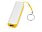 Портативное зарядное устройство (power bank) Basis, 2000 mAh, белый/желтый_БЕЛЫЙ/ЖЕЛТЫЙ