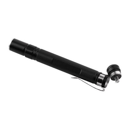 Фонарь Tools Dinan, алюминиевый, с клипсой, черный