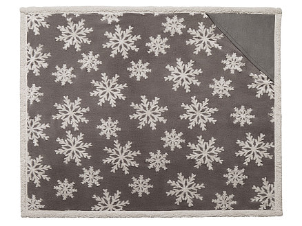 Плед Snowflake новогодний