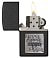 Зажигалка ZIPPO Classic с покрытием Black Crackle™, латунь/сталь, чёрная, матовая, 38x13x57 мм small_img_2
