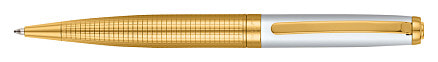 Ручка шариковая Pierre Cardin GOLDEN, золотистый и белый. Упаковка B