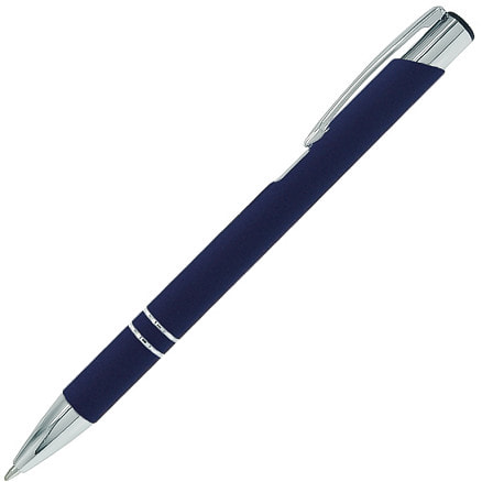Ручка шариковая Legend Soft Touch Requis, темно-синяя