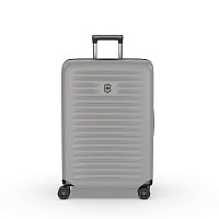Чемодан VICTORINOX Airox Advanced, серо-белый матовый, 100% поликарбонат Makrolon, 46x29x69 см, 75 л
