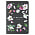 Ежедневник Flexy Milano Print Sample Jo Malone А5, черный, недатированный, в гибкой обложке_черный-1