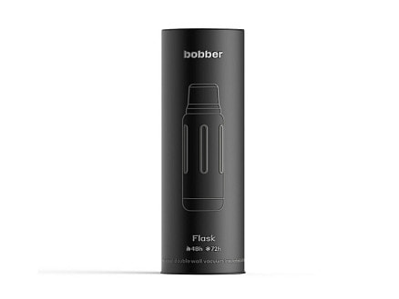 Термос для напитков, вакуумный, бытовой, тм bobber. Объем 1 литр. Артикул Flask-1000 Glossy