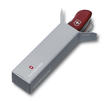 Нож перочинный VICTORINOX Hunter, 111 мм, 12 функций, с фиксатором лезвия, красный
