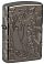 Зажигалка ZIPPO Armor® Wicca Design с покрытием Black Ice®, латунь/сталь, чёрная, 38x13x57 мм small_img_1