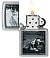 Зажигалка ZIPPO Mountain Lion с покрытием Street Chrome, латунь/сталь, серебристая, 38x13x57 мм small_img_3