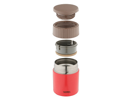 Термос из нерж. стали для еды тм THERMOS JBQ-400-PCH 0.4L, красный