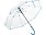 Зонт 7112 AC regular umbrella FARE® Pure  transparent-petrol_БИРЮЗОВЫЙ
