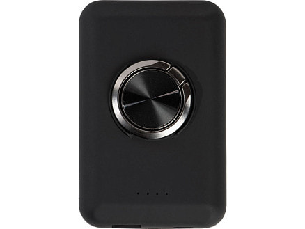 Магнитный беспроводной внешний аккумулятор MagnetIQ, 5000 mah, 10 W, черный