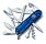 Нож перочинный VICTORINOX Huntsman, 91 мм, 15 функций, полупрозрачный синий_СИНИЙ