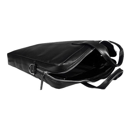 Портфель из натуральной кожи Leather Country Attashe, черный
