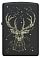 Зажигалка ZIPPO Deer с покрытием Black Matte, латунь/сталь, черная, матовая, 38x13x57 мм small_img_2