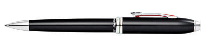 Шариковая ручка Cross Townsend Ferrari Glossy Black Lacquer / Rhodium