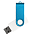Флеш накопитель USB 2.0 Twister Сolor Mix 16GB, пластик Софт Тач/металл, белый/голубой_белый 8
