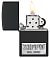 Зажигалка ZIPPO License Plate с покрытием Black Matte, латунь/сталь, черная, 38x13x57 мм small_img_3