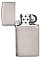 Зажигалка ZIPPO Slim® с покрытием Brushed Chrome, латунь/сталь, серебристая, матовая, 29x10x60 мм small_img_4