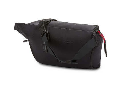 Сумка на пояс SWISSGEAR, черная, полиэстер с плетением рип-стоп, 38 x 5 x 15 см