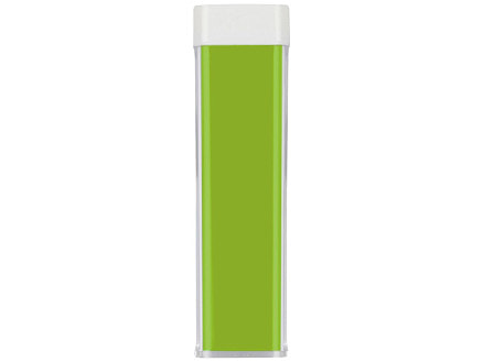 Портативное зарядное устройство Ангра, 2200 mAh, зеленое яблоко