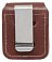 Чехол Zippo для зажигалки, кожа, с металлическим фиксатором на ремень, коричневый, 57х30x75 мм small_img_3