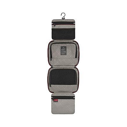 Несессер VICTORINOX Travel Essentials с крючком для подвешивания, чёрный, полиэстер, 27x11x22 см