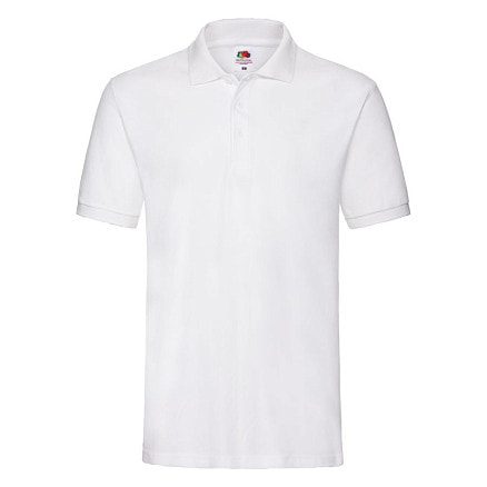 Рубашка поло мужская PREMIUM POLO, белый, S, 100% хлопок, 170 г/м2