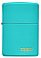 Зажигалка ZIPPO Classic с покрытием Flat Turquoise, латунь/сталь, бирюзовая, глянцевая, 38x13x57 мм small_img_2