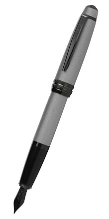 Перьевая ручка Cross Bailey Matte Grey Lacquer, перо F, серый