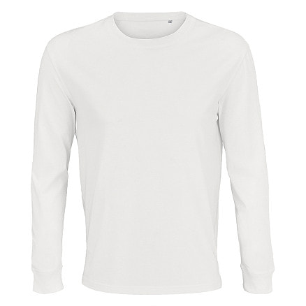 Футболка мужская PIONEER Long Sleeve,белый, S, 100% хлопок,175 г/м2