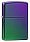 Зажигалка ZIPPO Classic с покрытием Iridescent, латунь/сталь, фиолетовая, матовая, 38x13x57 мм_ФИОЛЕТОВЫЙ