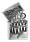 Зажигалка ZIPPO Classic с покрытием Brushed Chrome, латунь/сталь, серебристая, матовая, 38x13x57 мм_СЕРЕБРИСТЫЙ