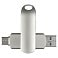 Флеш накопитель USB 3.0 + TYPE C Cupertino, металл, серебристый матовый, 32 GB small_img_1