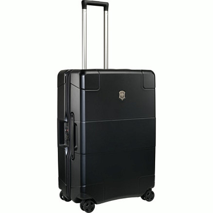 Чемодан VICTORINOX Lexicon, чёрный, 100% поликарбонат, 45x28x68 см, 73 л