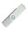 Флеш накопитель USB 2.0/OTG Twister Smart 16GB, пластик Софт Тач/металл, белый/белый_белый