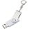 Флешка Twist, белая, 8 Гб_БЕЛАЯ