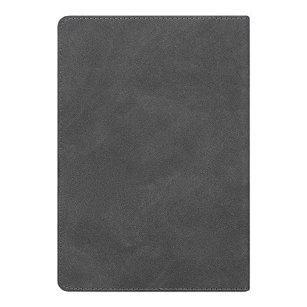 Ежедневник Flexy Tenero Suede A5, серый, недатированный, в гибкой обложке с петлей для ручки