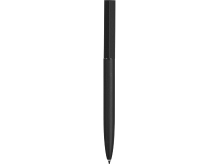 Шариковая металлическая ручка Minimalist софт-тач, черная
