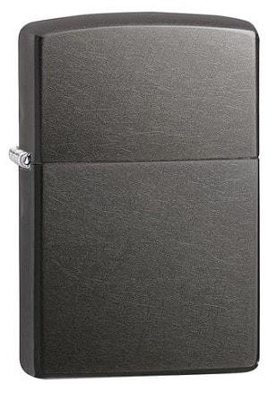 Зажигалка ZIPPO Classic с покрытием Gray Dusk , латунь/сталь, серая, матовая, 38x13x57 мм
