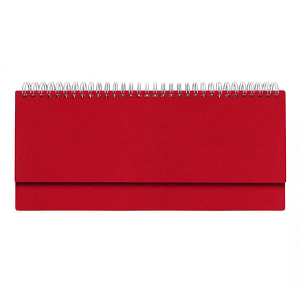 Планинг Alfa Soft 325*130 мм, красный, недатированный, в твердой обложке