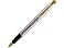 Ручка перьевая Waterman Hemisphere Stainless Steel GT F, серебристый/золотистый small_img_1