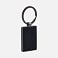 Брелок Gun Metal Leather Rectangle, графитовый small_img_1