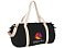 Хлопковая сумка Barrel Duffel, черный/бежевый small_img_4