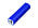 PB030 Универсальное зарядное устройство power bank  прямоугольной формы. 2600MAH. Синий_синий