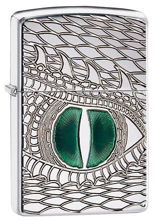 Зажигалка ZIPPO Armor™ с покрытием High Polish Chrome, латунь/сталь, серебристая, 38x13x57 мм